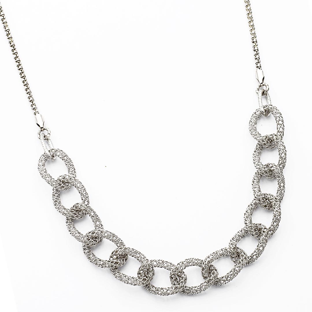 collana in argento 925 della collezione di gioielli artigianali made in italy - via condotti store