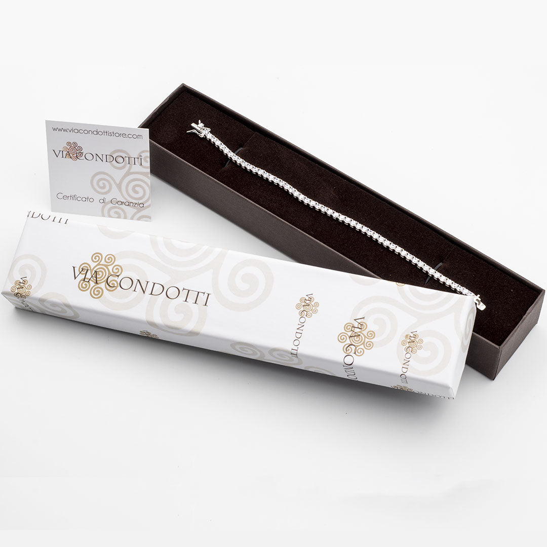 astuccio e garanzia per bracciale tennis - via condotti store