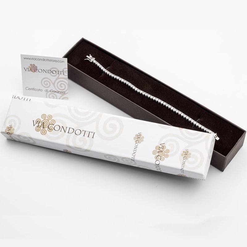 astuccio e garanzia per bracciale tennis - via condotti store