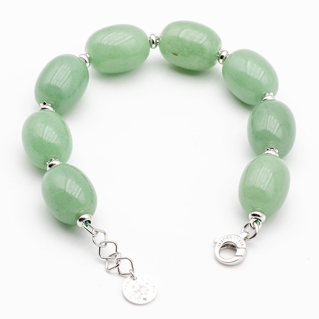 bracciale in avventurina verde - via condotti store