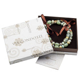 confezione con astuccio e garanzia con collana all'interno - via condotti store