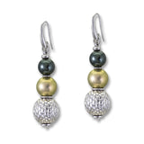 orecchini in argento e perle shell muticolor - via condotti store