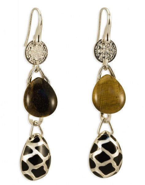 Orecchini in Argento e Occhio di Tigre - via condotti store
