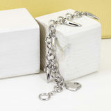 Bracciale da donna in Argento 925 con corni portafortuna - via condotti store