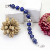 Bracciale con Lapislazzuli e argento - via condotti store
