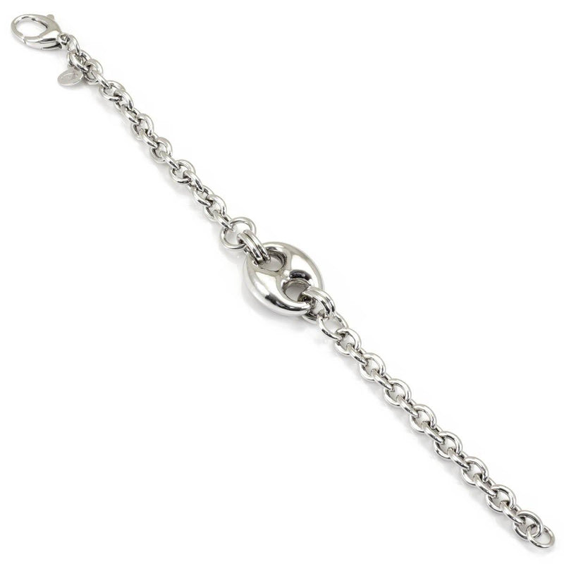 Bracciale da donna catena in Argento e motivo centrale maglia marinara - via condotti store