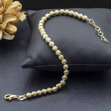 bracciale a sfere diamantate da donna in argento placcato oro - via condotti store