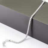 Bracciale Tennis uomo donna in Argento 925 e Zirconi - via condotti store