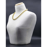 collana da donna placcata oro 18 carati cm 56 con catena a sfere francesca bianchi design - via condotti store