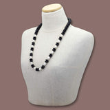 Collana in Argento con Onice e Perle - via condotti store