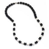 Collana in Argento con Onice e Perle - via condotti store