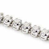 Bracciale Tennis uomo donna in Argento 925 e Zirconi - via condotti store